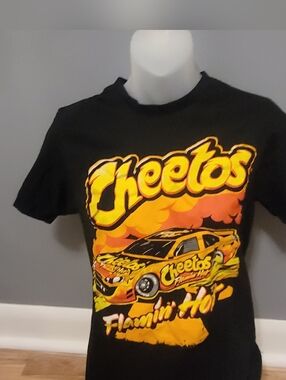 3/$10 Men's Black 'Flamin' Hot Cheetos' Graphic Tee